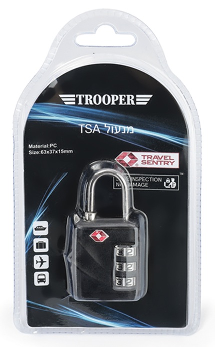 Trooper מנעול TSA lock 2
