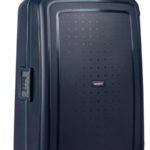 מזוודה קשיחה סמסונייט ללא רוכסנים Samsonite S'cure Navy blue capri