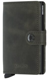 ארנק קטן כרטיסים נשלפים סקריד Secrid Miniwallet olive vintage