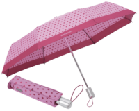 Samsonite Umbrella Alu drop light purple dots