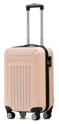 מזוודת טרולי קשיחה Trooper Missouri 20 pink