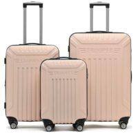 סט מזוודות קשיחות Trooper Missouri Set pink
