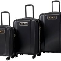 סט 3 מזוודות קשיחות פרימיום מבית מותג העל DKNY Six Four One 1