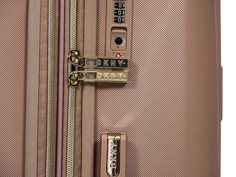 סט 3 מזוודות קשיחות פרימיום מבית מותג העל DKNY Six Four One 17