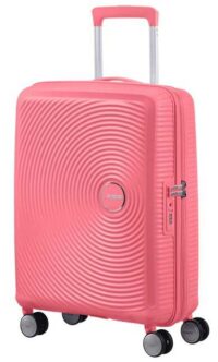 מזוודה קשיחה קטנה אמריקן טוריסטר American Tourister Soundbox Coral