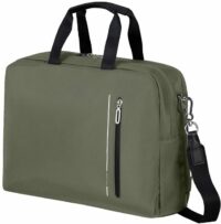 תיק אופנתי לנשים 2 תאים Samsonite Ongoing Olive Green 15.6 - 1