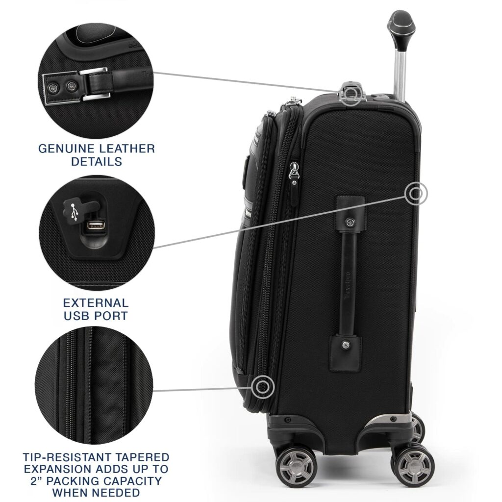 מזוודת טרולי פרימיום לעסקים Travelpro Platinum Elite Carry-On Spinner 12