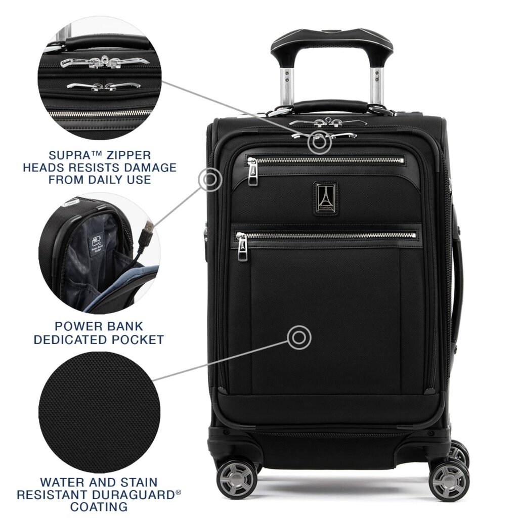 מזוודת טרולי פרימיום לעסקים Travelpro Platinum Elite Carry-On Spinner 14