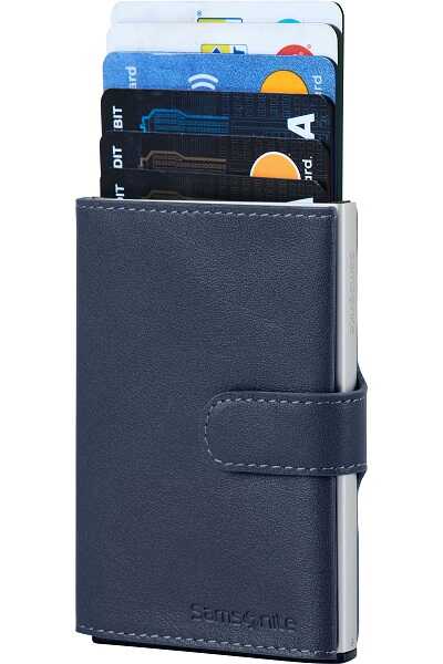 ארנק עור כרטיסים נשלפים סמסונייט Samsonite Alu-Fit 12