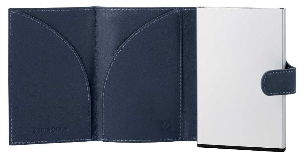 ארנק עור כרטיסים נשלפים סמסונייט Samsonite Alu-Fit 13