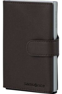 ארנק עור כרטיסים נשלפים סמסונייט Samsonite Alu-Fit 6