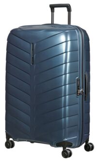 מזוודה גדולה וחזקה במיוחד סמסונייט Samsonite Attrix 81cm כחול 1