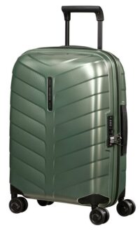 מזוודה קטנה וחזקה במיוחד סמסונייט Samsonite Attrix 55cm ירוק 1