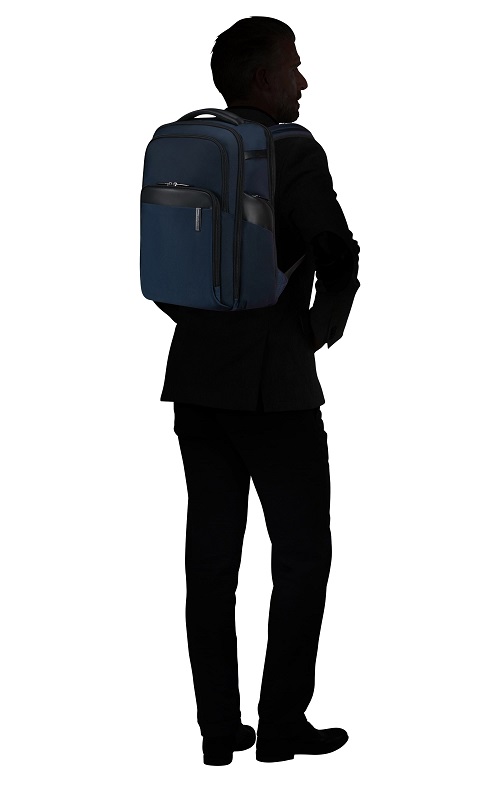 תיק גב למחשב סמסוניט 14.1″ Samsonite Evosight Blue 2