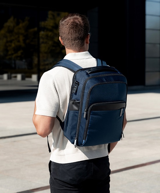 תיק גב למחשב סמסוניט 15.6″ Samsonite Evosight Blue 2