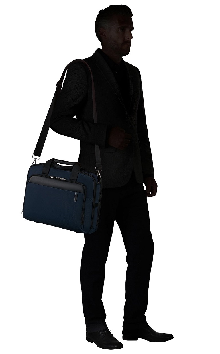 תיק צד למחשב נייד סמסוניט 15.6″ Samsonite Evosight Blue 2