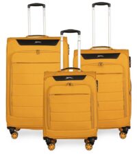סט מזוודות שלזינגר Slazenger c lite yellow