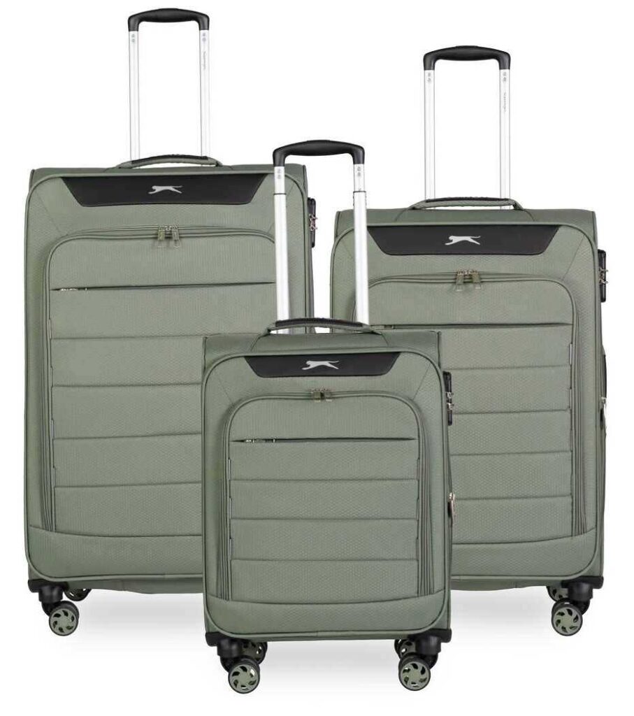 סט מזוודות שלזינגר Slazenger c lite light green