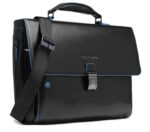 Piquadro Leather briefcase black 1