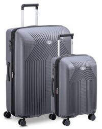 זוג מזוודות קשיחות קלות במיוחד 28+20 Delsey Ordener Anthracite