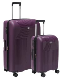 זוג מזוודות קשיחות קלות במיוחד 28+20 Delsey Ordener Purple