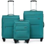 Trooper London set green סט שלישיית מזוודות