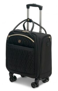 מזוודת טרולי מעוצבת לאישה Verage Aphro Underseat Black 1