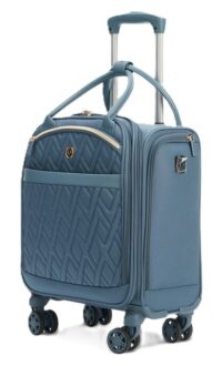 מזוודת טרולי מעוצבת לאישה Verage Aphro Underseat Blue 1