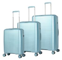 סט מזוודות קשיחות איכותיות וקלות משקל Slazenger Nero Lite Blue
