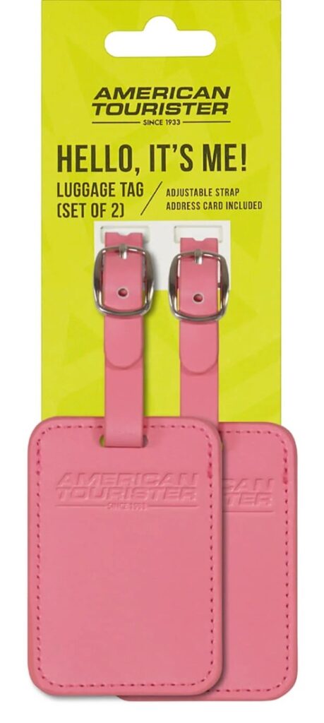 זוג תגי שם למזוודה American Tourister 11